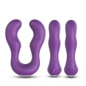 Stymulator łechtaczki silikonowy Seraph fioletowy Joy wodoodporny B - Series Joy