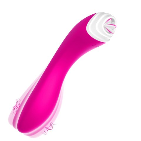 Stymulator łechtaczki z ruchomym języczkiem Fairyland różowy USB B - Series Joy