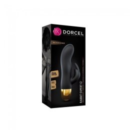Wibrator króliczek Dorcel Rabbit Expert G czarnozłoty 19cm USB wodoodporny Dorcel