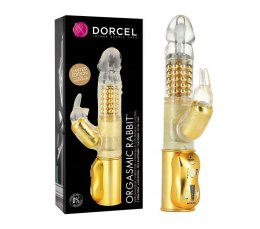 Wibrator króliczek Orgasmic Rabbit złoty Dorcel 25 cm Dorcel
