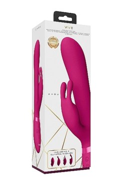 Wibrator króliczek Vive Chou silikonowy różowy USB 22 cm Vive