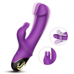 Wibrator króliczek silikonowy B Series Joy Meteor fioletowy USB wodoodporny B - Series Joy