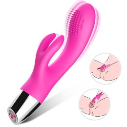 Wibrator króliczek silikonowy B-Series Joy różowy USB 20 cm B - Series Joy