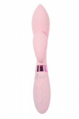 Wibrator króliczek silikonowy Indeep Juna różowy USB 21,5 cm Indeep