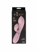 Wibrator króliczek silikonowy Indeep Juna różowy USB 21,5 cm Indeep