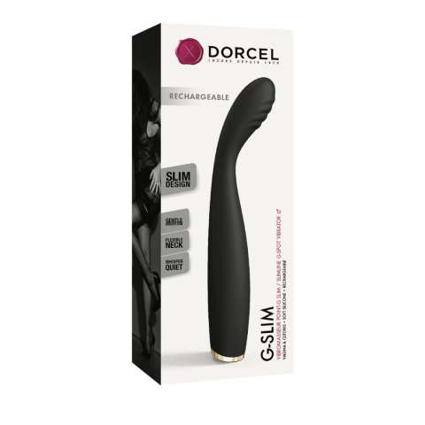 Wibrator punktu G smukły silikonowy GSLIM Dorcel 19 cm USB Dorcel