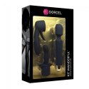 Zestaw masażera wibracyjnego Wanderful Dorcel silikonowy czarny 20 cm Dorcel