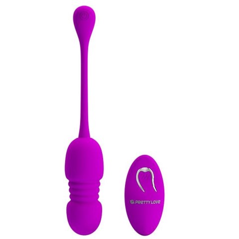 Bezprzewodowe wibrujące jajko Pretty Love Callieri fioletowe USB Pretty Love