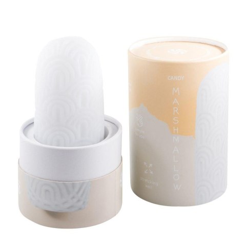 Masturbator Marshmallow Maxi Candy biały TPE 14 cm Lola Games Marshmallow