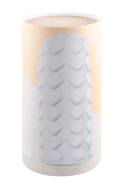 Masturbator Marshmallow Maxi Fruity biały TPE 14 cm Lola Games Marshmallow