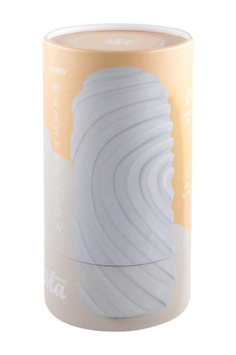 Masturbator Marshmallow Sugary biały TPE 13,7 cm Lola Games Marshmallow