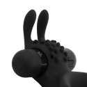 Pierścień erekcyjny EasyToys wibrujący z uszami króliczymi czarny Easytoys