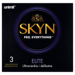 Prezerwatywy ultracienkie SKYN Elite nielateksowe nawilżane 3 szt SKYN
