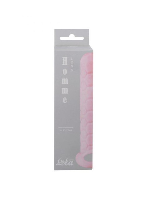 Przedłużka na penisa Homme Long różowa TPE 15,5 cm Lola Games Homme