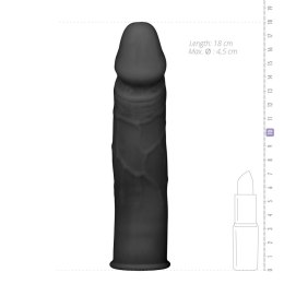 Przedłużka silikonowa EasyToys czarna 18 cm Easytoys