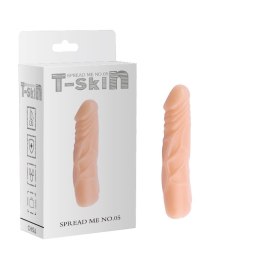 Realistyczne dildo z cyberskóry TSkin 18 cm T-skin