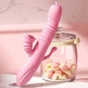 Wibrator Lyla z ząbkami łechtaczki języczkiem G analny różowy USB B - Series Lyla