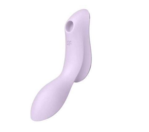 Wibrator Satisfyer Curvy Trinity 2 fioletowy z falami ciśnienia Satisfyer