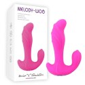 Wibrator analny silikonowy punktu G Melody Woo USB 15 cm Melody-woo