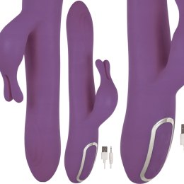 Wibrator króliczek Isabella silikonowy fioletowy USB 5 funkcji wodoodporny B - Series Lyla