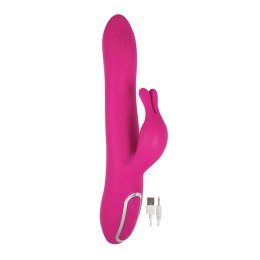 Wibrator króliczek silikonowy Isabella różowy USB 24 cm B - Series Lyla