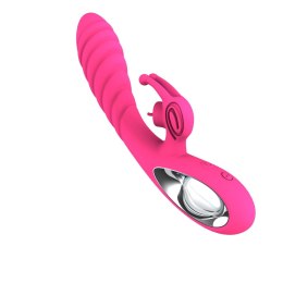 Wibrator króliczek silikonowy Vicky 36 funkcji USB różowy B - Series Lyla