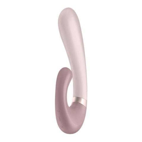 Wibrator punktu G Heat Wave Satisfyer z ciepłem fioletowy USB Satisfyer