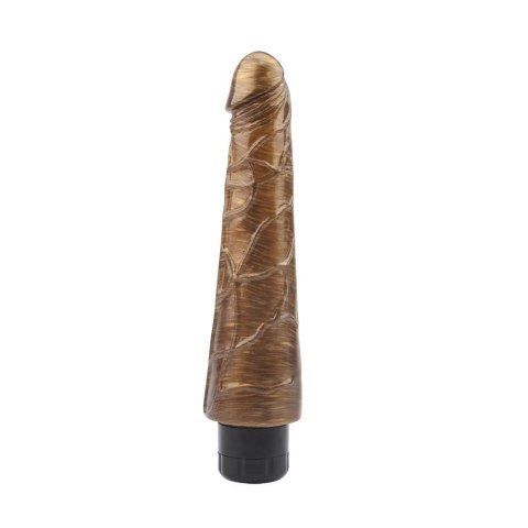 Wibrator realistyczny Johnny Boner Gold złoty 23 cm DarkMuscle
