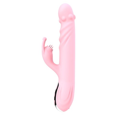 Wibrator z ruchem posuwistym Lyla różowy USB 22 cm B - Series Lyla