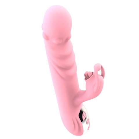 Wibrator z ruchem posuwistym Lyla różowy USB 22 cm B - Series Lyla