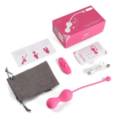 Kulki keglowe Magic Motion Kegel Master różowe z aplikacją Magic Motion