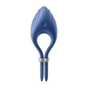 Pierścień erekcyjny regulowany wibrujący Satisfyer Duelist niebieski USB Satisfyer