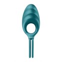 Pierścień wibrujący Satisfyer Swordsman zielony kamuflaż USB Satisfyer