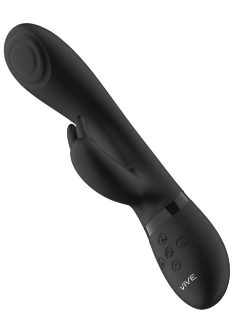 Wibrator króliczek Cato ShotsToys punkt G silikonowy USB czarny ShotsToys
