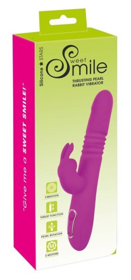 Wibrator króliczek Thrusting Pearl Sweet Smile USB Sweet Smile