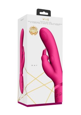 Wibrator króliczek Vive May Pulse Wave różowy USB Vive