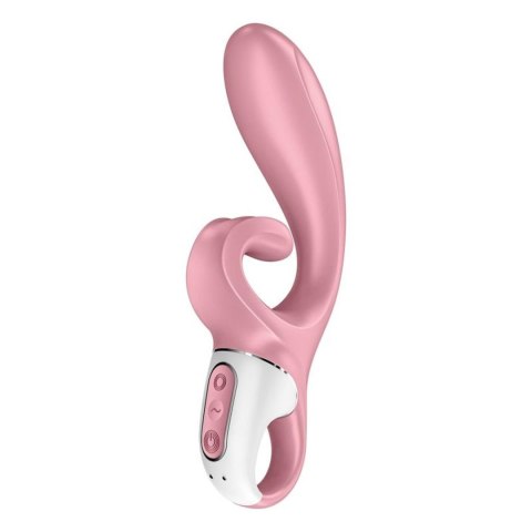 Wibrator punktu G Satisfyer Hug Me różowy silikonowy z aplikacją USB Satisfyer