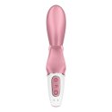 Wibrator punktu G Satisfyer Hug Me różowy silikonowy z aplikacją USB Satisfyer