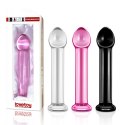 Dildo szklane Romance Lovetoy czarne 16 cm Lovetoy