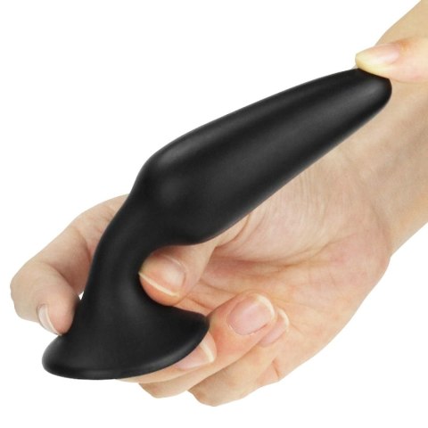 Korek analny silikonowy Lure Me Lovetoy czarny 11,5 cm Lovetoy