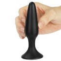 Korek analny silikonowy Lure Me Lovetoy czarny 11,5 cm Lovetoy