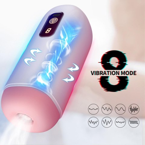 Masturbator waginalny z 8 wibracjami USB B Series Fox B - Series Fox