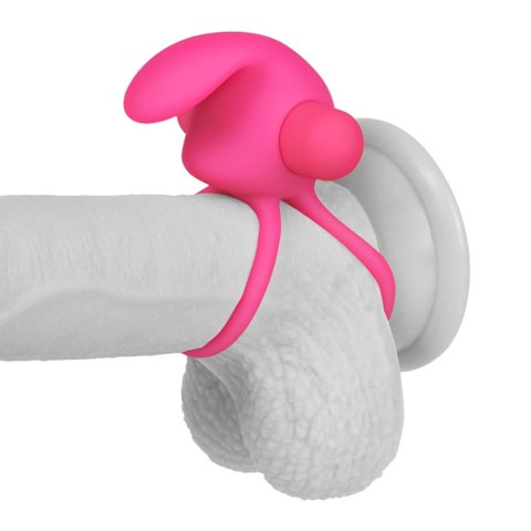 Pierścień wibrujący Lovetoy silikonowy różowy 10 prędkości Lovetoy