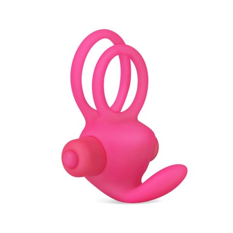 Pierścień wibrujący Lovetoy silikonowy różowy 10 prędkości Lovetoy