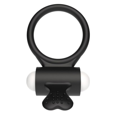Pierścień wibrujący silikonowy Lovetoy czarny 7 cm Lovetoy