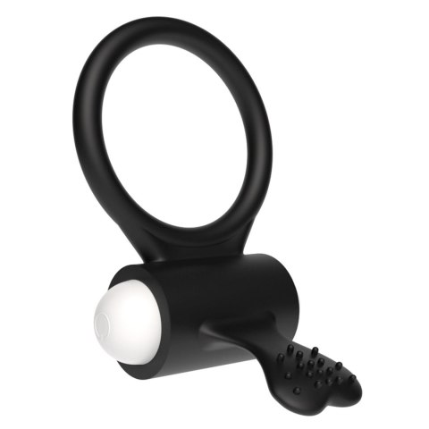 Pierścień wibrujący silikonowy Lovetoy czarny 7 cm Lovetoy