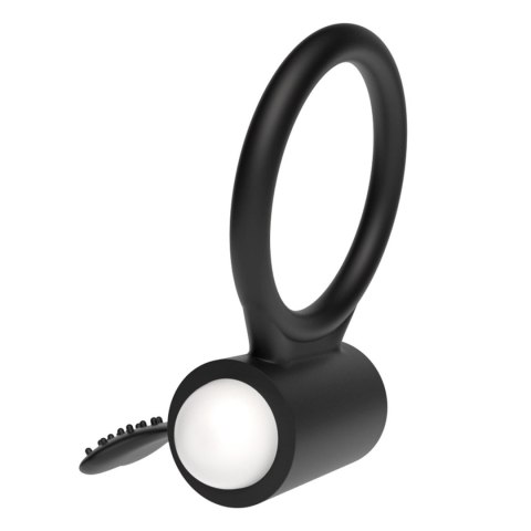 Pierścień wibrujący silikonowy Lovetoy czarny 7 cm Lovetoy