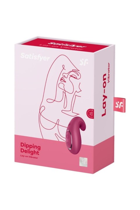 Stymulator łechtaczki Satisfyer Dipping Delight berry USB Satisfyer