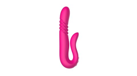 Wibrator punktu G z pchnięciem B Series Cute czerwony USB B - Series Cute