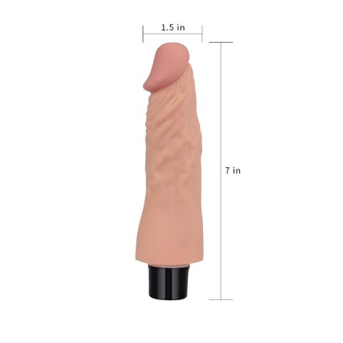 Wibrator realistyczny miękki Real Softee Lovetoy 18 cm Lovetoy